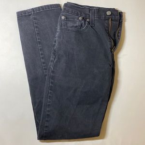 Levi’s 502 straight black jeans 30x30